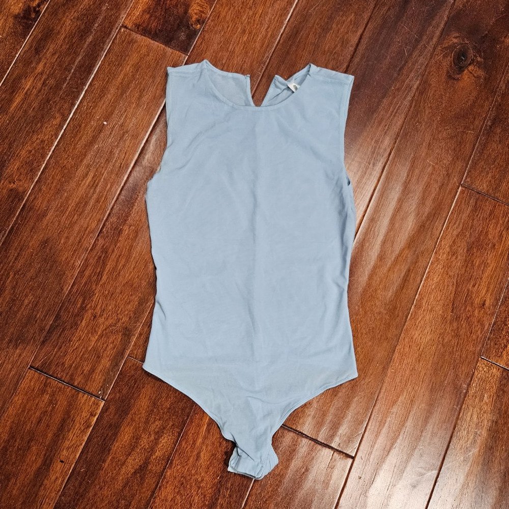 Light blue mesh bodysuit